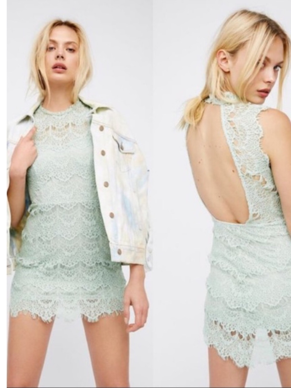 Free People Daydream Lace Bodycon - Picture 1 of 5